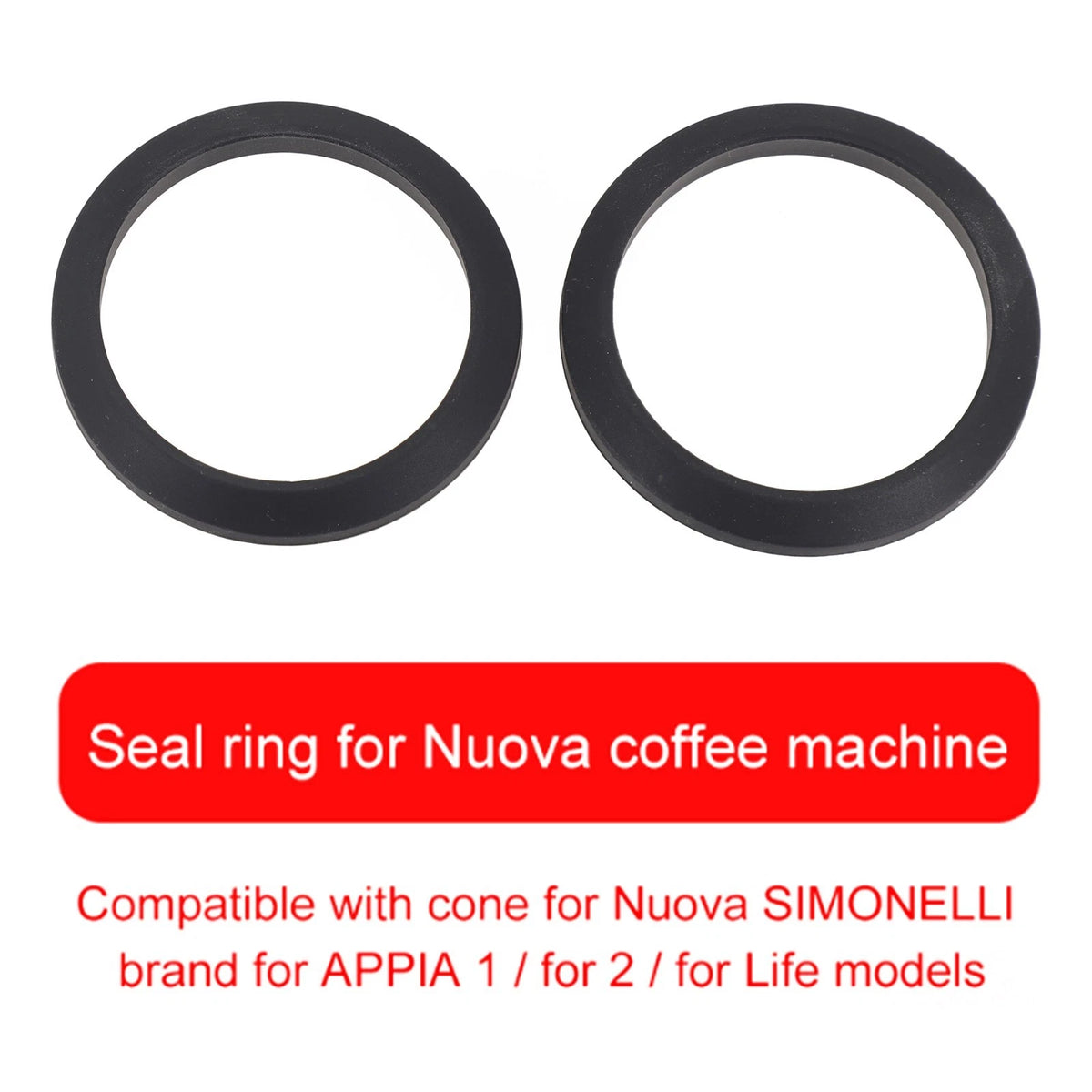 Silicone Group Gasket for Nuova Simonelli Appia Espresso Machine (72 x 57 mm)