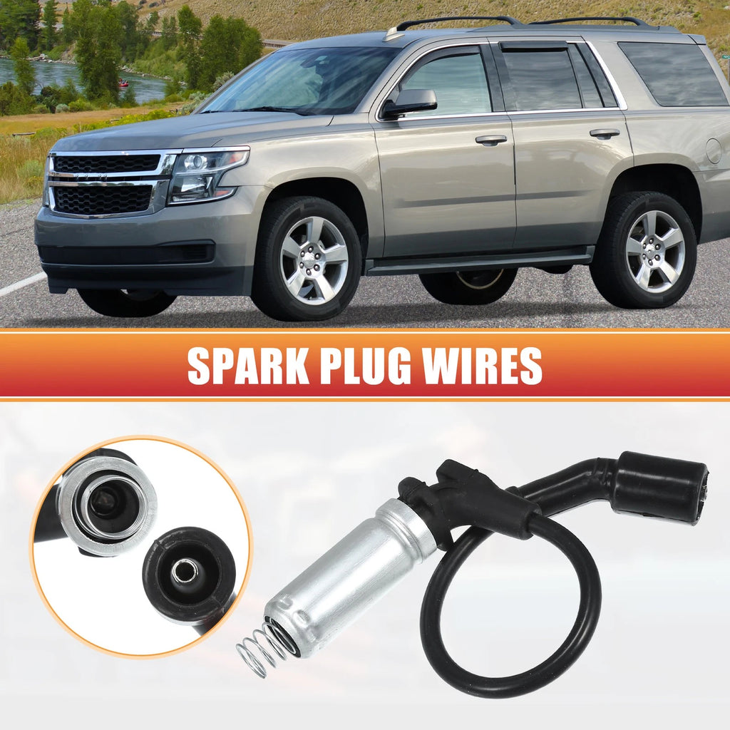 8 Pc Spark Plug Wire Ignition Coil Cable Replacement for Chevrolet Silverado (2014–2019)