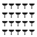 20Pcs Nylon Cowl Panel Vent Cap Retainer Clips Kit For Subaru Outback Forester