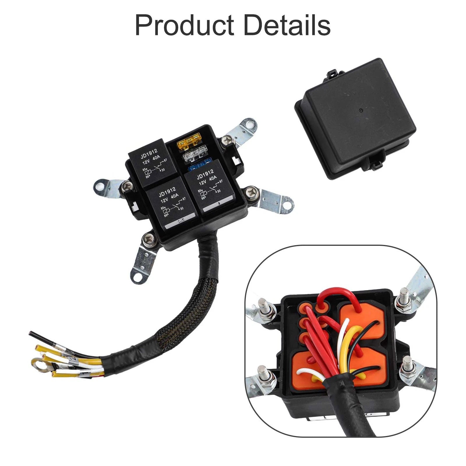 3 Way Fuse Relay Box for Universal Applications (12V)