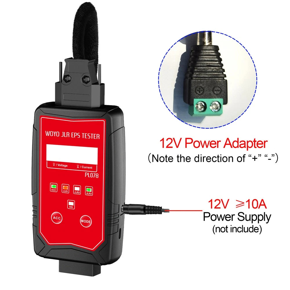 PL078 EPS Tester for Land Rover & Jaguar Steering Wheel Motor (Bench Use)