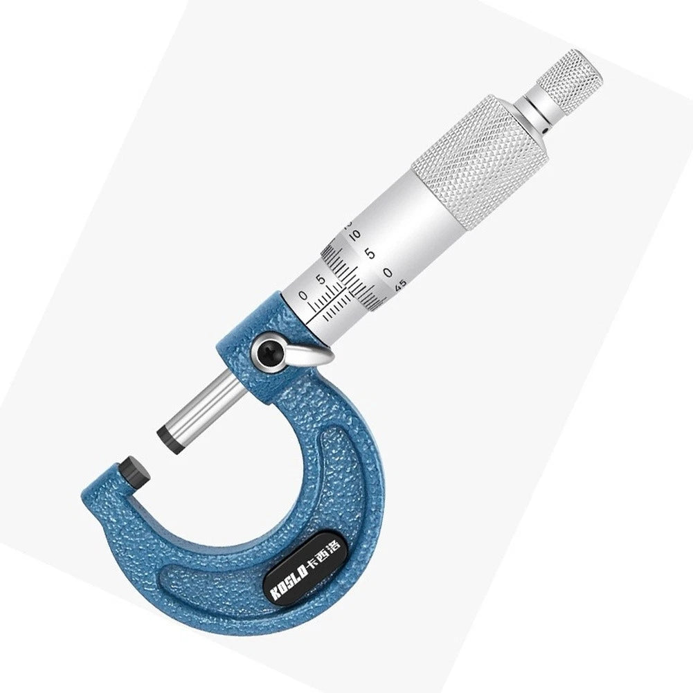 0-50mm Mechanical Outside Micrometer for Industrial Use 0.01mm Reading Scale