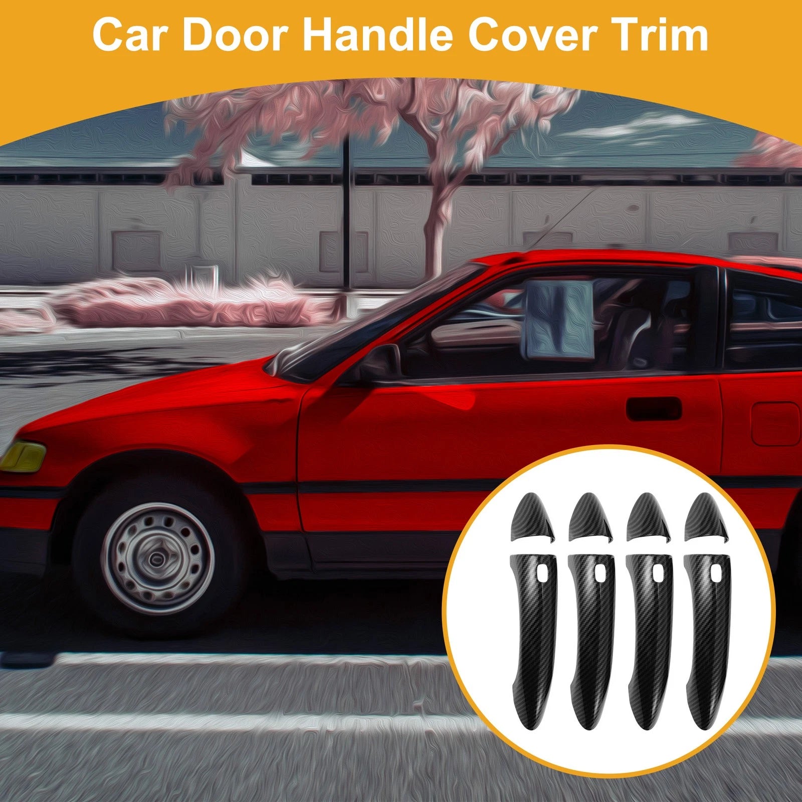 Smart Car Door Handle Cover Trim Replacement for Chevrolet Cruze (2016–2018)