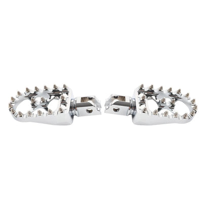 MX Style Chrome Foot Pegs for Harley Softail (2018–2023)