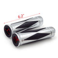 7/8" Handlebar Grips for Harley Softail (2000–2023) - Chrome
