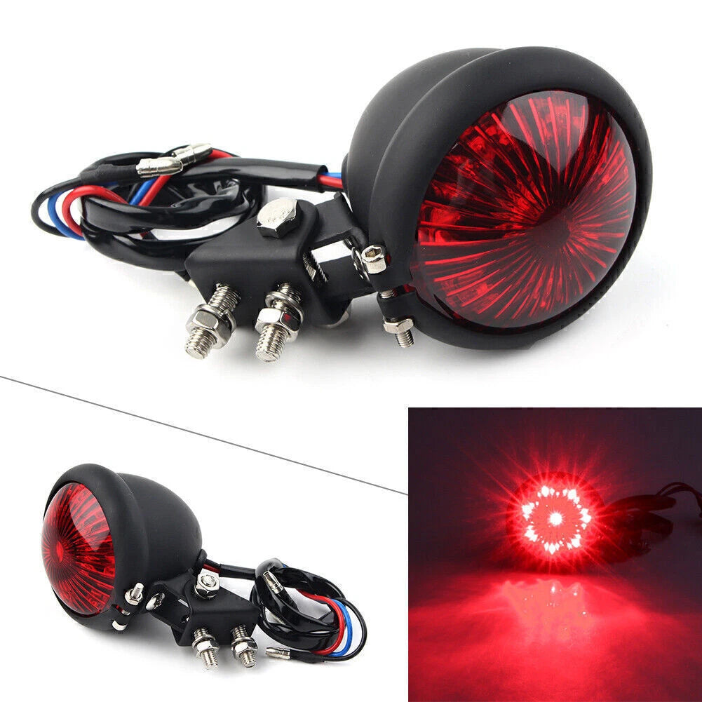 12V LED Rear Tail Light for Harley Bobber Cafe Racer