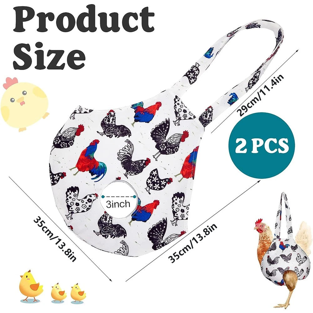 2X Chicken Carrying Holder Bags for Rooster Transport