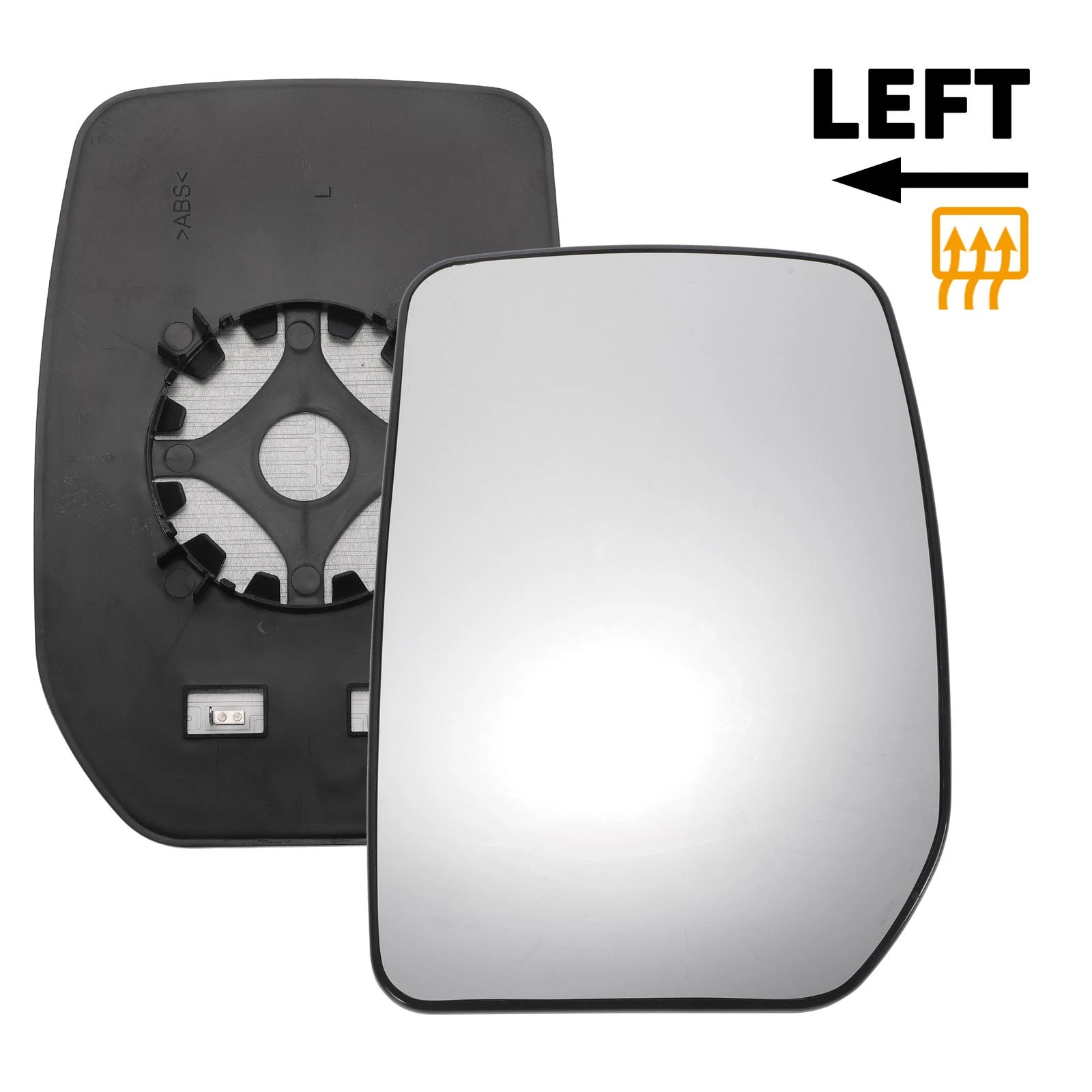 Left Upper Side Heated Convex Mirror Glass for Ford Transit MK6 MK7 (2000–2013)