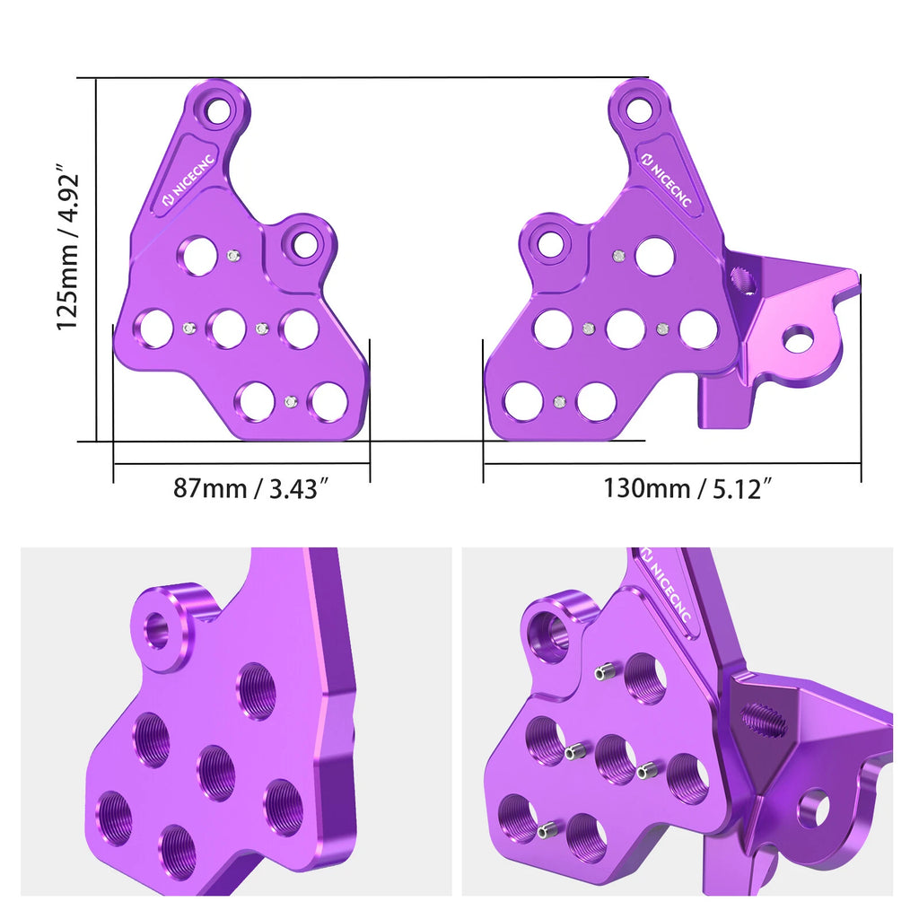 Foot Peg Rests Support Bracket for Surron Light Bee X S L1E (2019–2023)