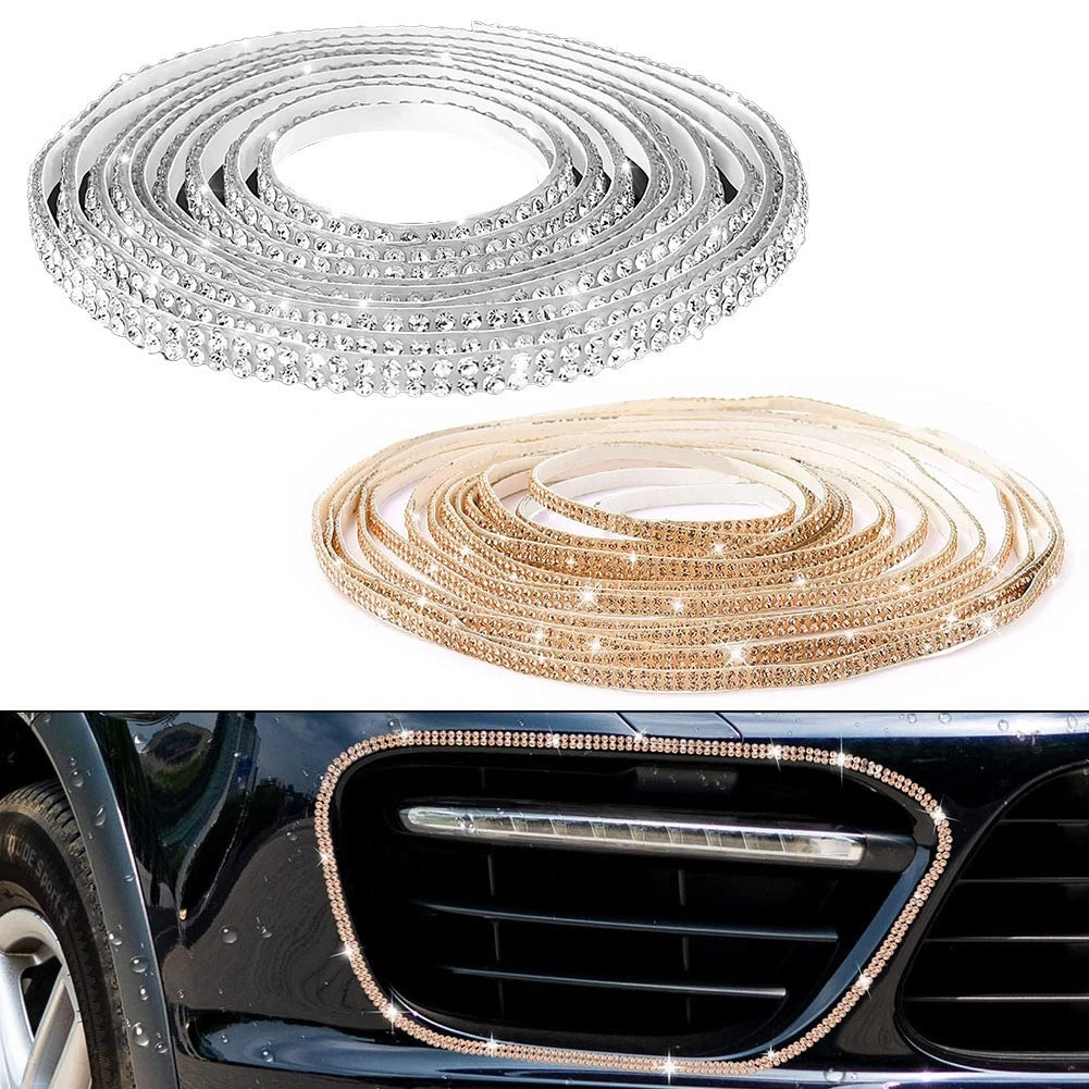Rhinestone Trim Tape for Upscale Car Interior Decoration