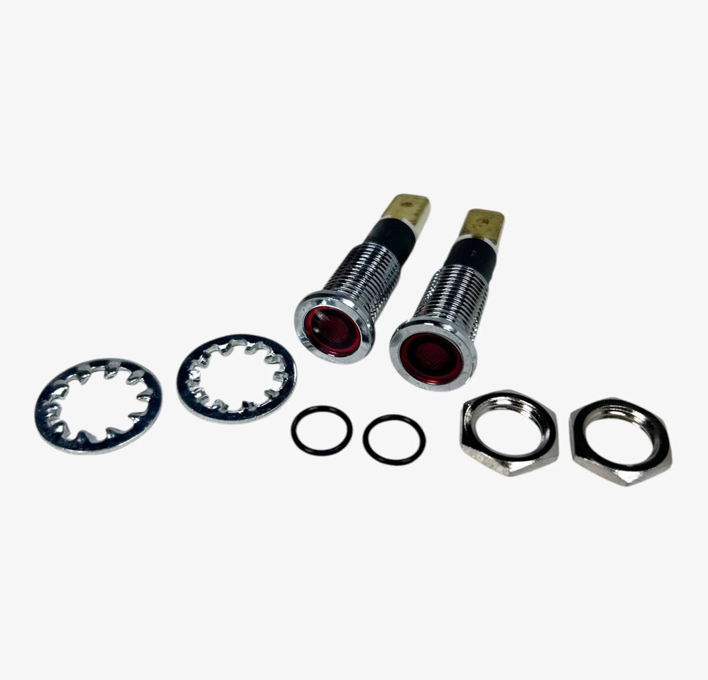 2X LED Red Indicator Panel Light for Alamor Marine