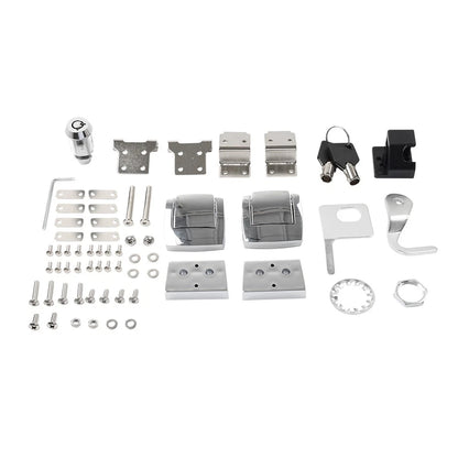 Tour Trunk Latches Hinges Lock for Harley Touring Electra Glide (1988–2013)
