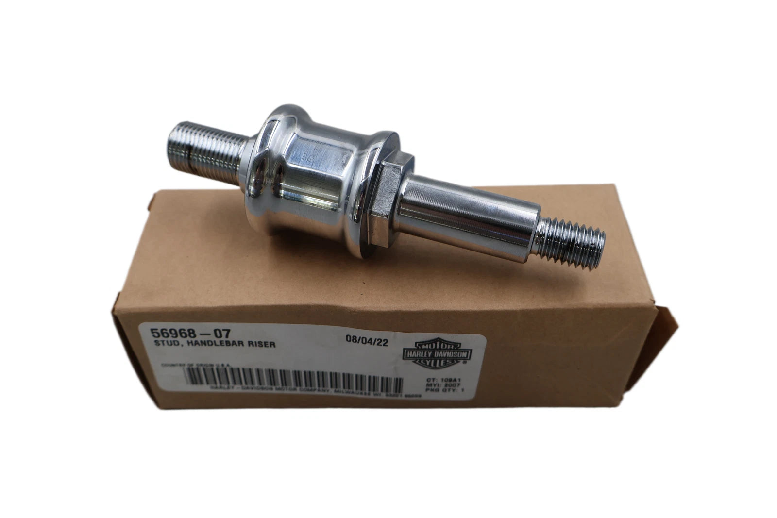 OEM Handlebar Riser Stud for Harley FXSTSSE/2 CVO (2007–2008) 56968-07