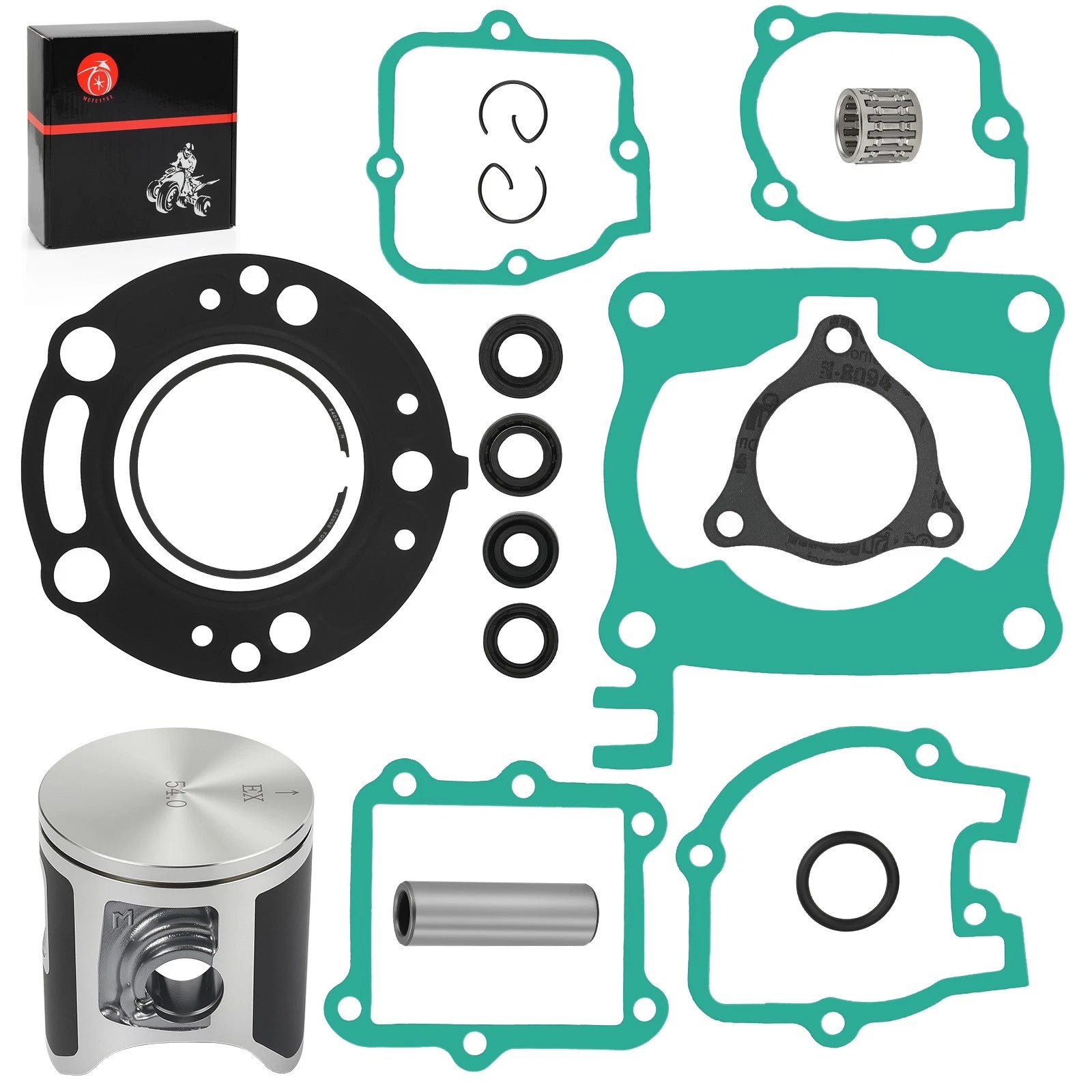 54mm STD B Piston Gasket Top End Rebuild Kit for Honda CR125R (2003–2004)