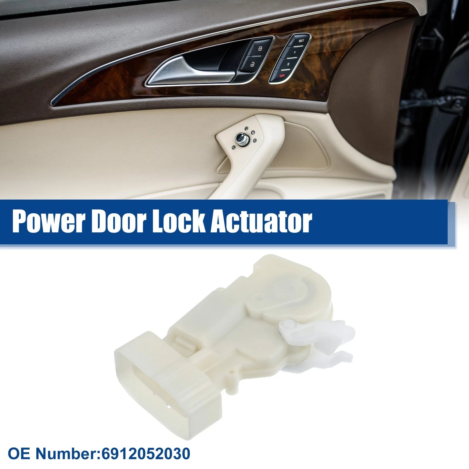 Front Left Power Door Lock Actuator Replacement for Toyota Echo (1999–2005)