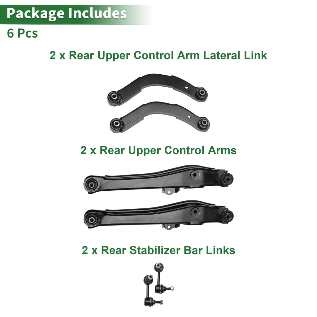 6X Rear Upper Control Arm Lateral Link for Jeep Compass (2007–2009) MS251007