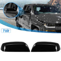 Mirror Covers Front Set for Chevrolet Silverado 1500 (2014–2018) Gloss Black