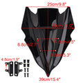 Windshield Windscreen for Kawasaki Z500 (2024–2025) Black