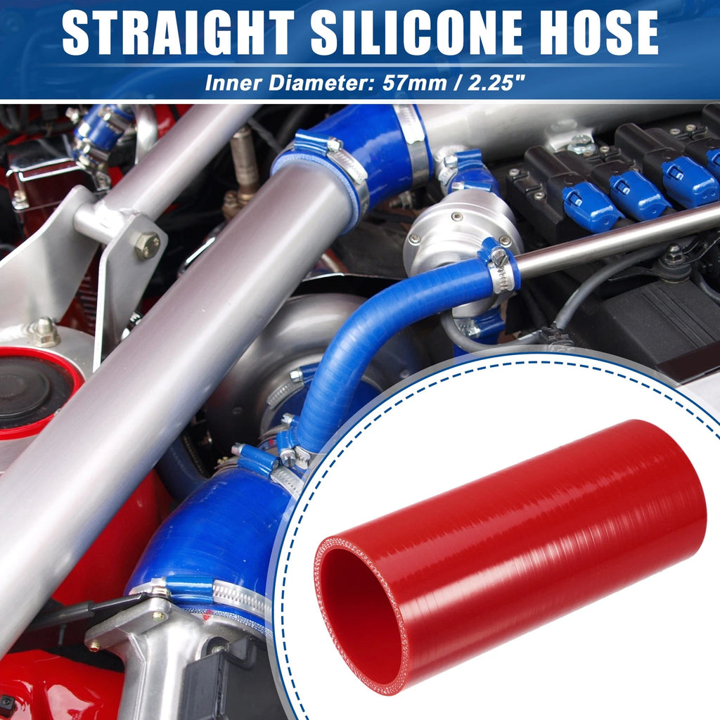 2.25" ID 6" Length Silicone Reducer Hose for Intercooler (Universal)
