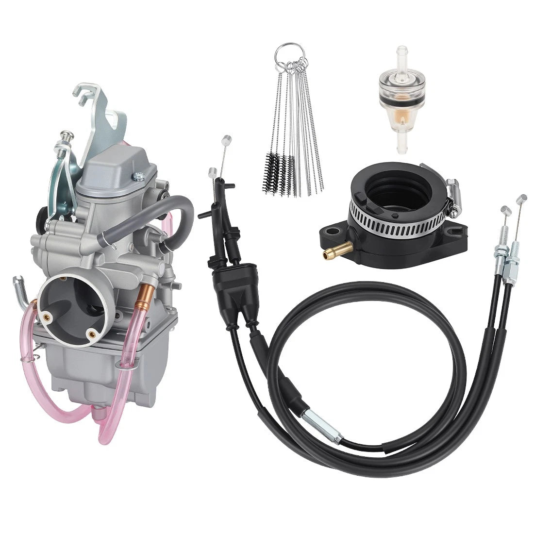 Carburetor for Yamaha TTR230 (2005–2024) w/Intake Boot & Throttle Cable