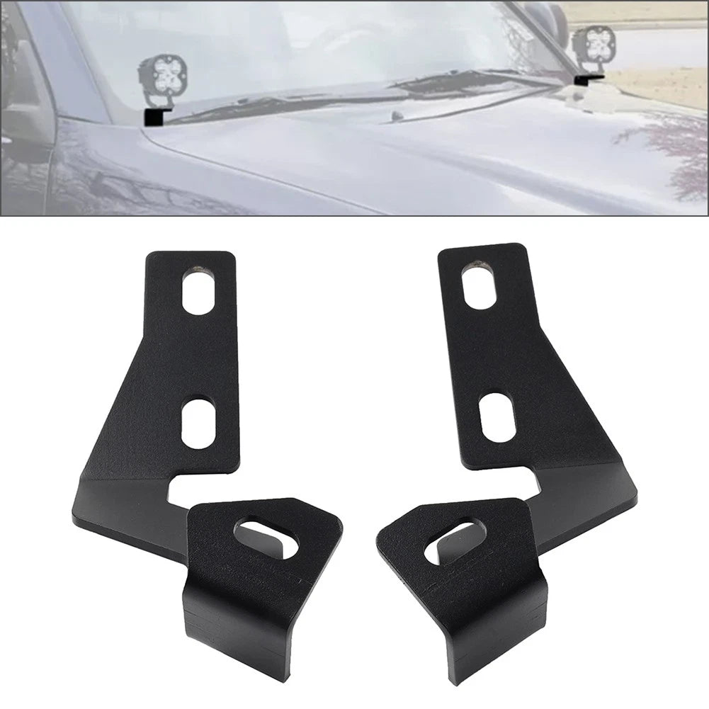 2Pcs Side Hood Trench Light Pod Bracket Holder for Toyota 4Runner (2003–2009)