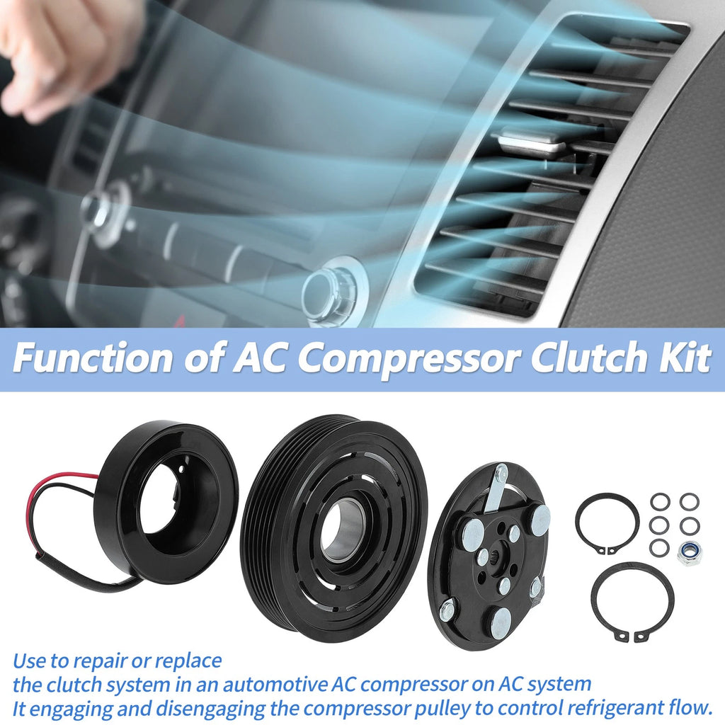 AC Compressor Clutch Kit for Ram 1500 2500 3500 for Dodge Dakota (2005–2011)