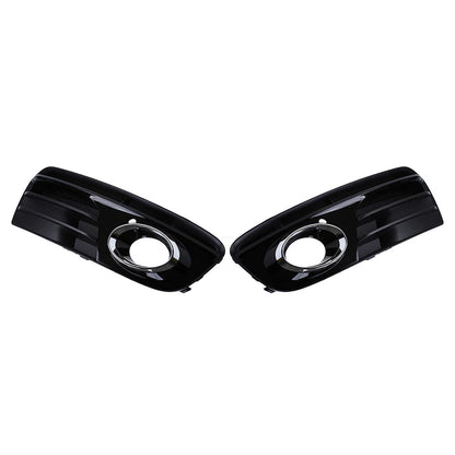 1 Pair ABS Front Bumper Fog Light Grille Cover Trim for Audi Q5 (2013–2017)