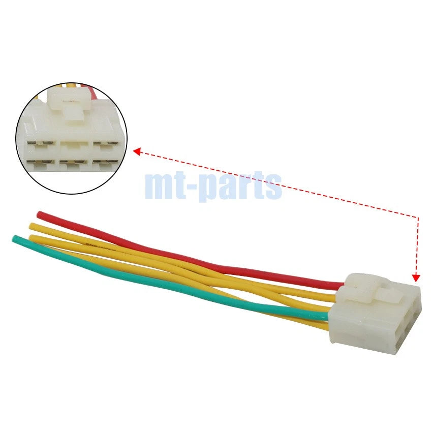 Rectifier Regulator Connector Plug for Yamaha HW125 Xenter/HW151 Xenter (2012–2016)