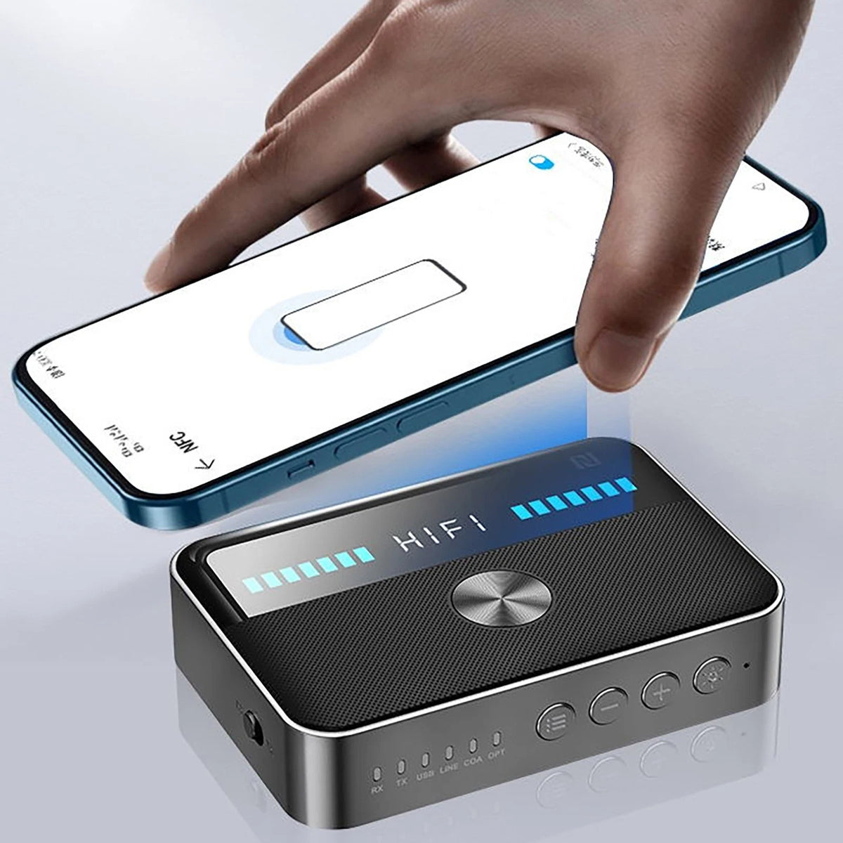 Bluetooth NFC Transmitter Receiver Stereo Audio Adapter for Car (2010–2023)