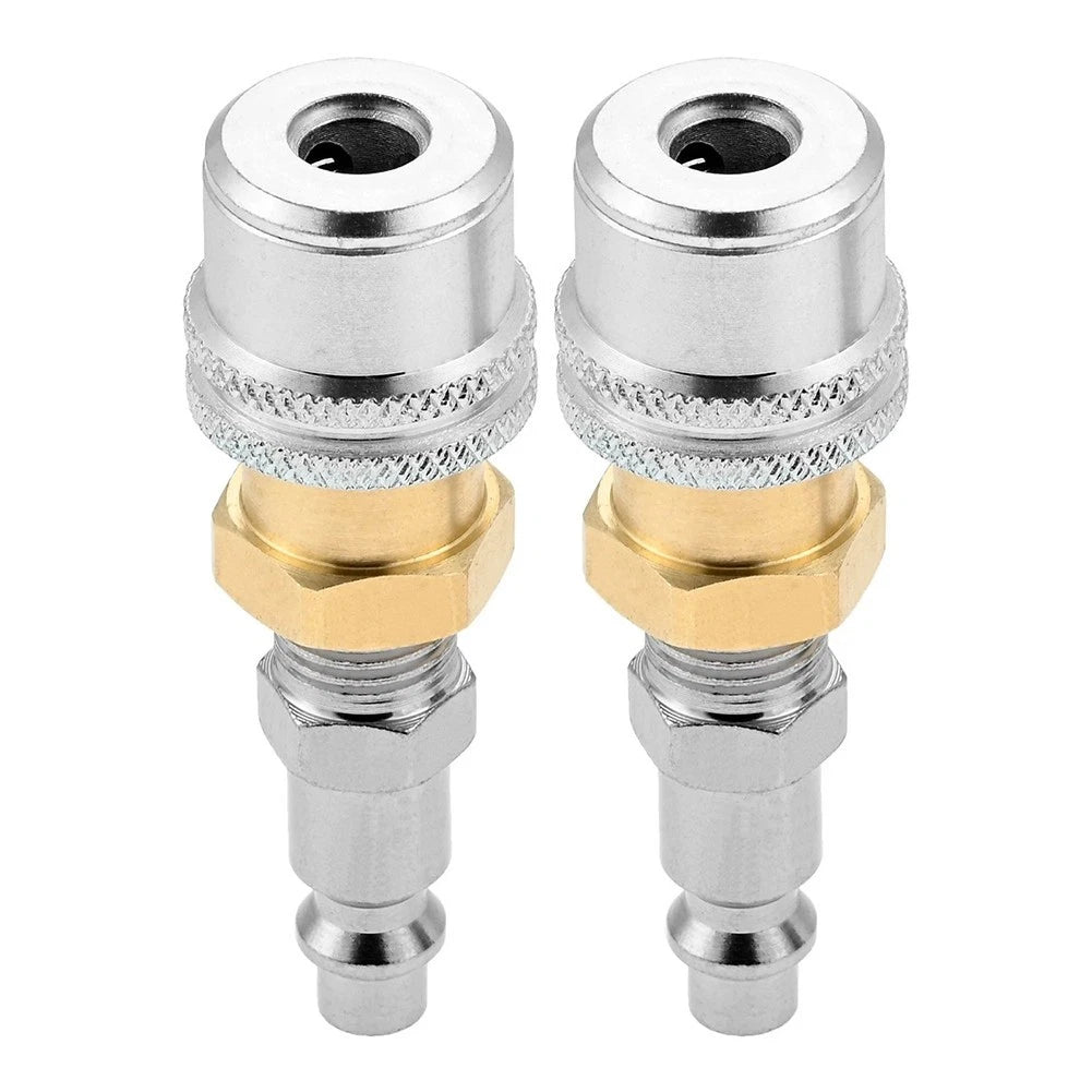 Tire Inflation Connector for Vehicle Maintenance Tool (Solid Brass)