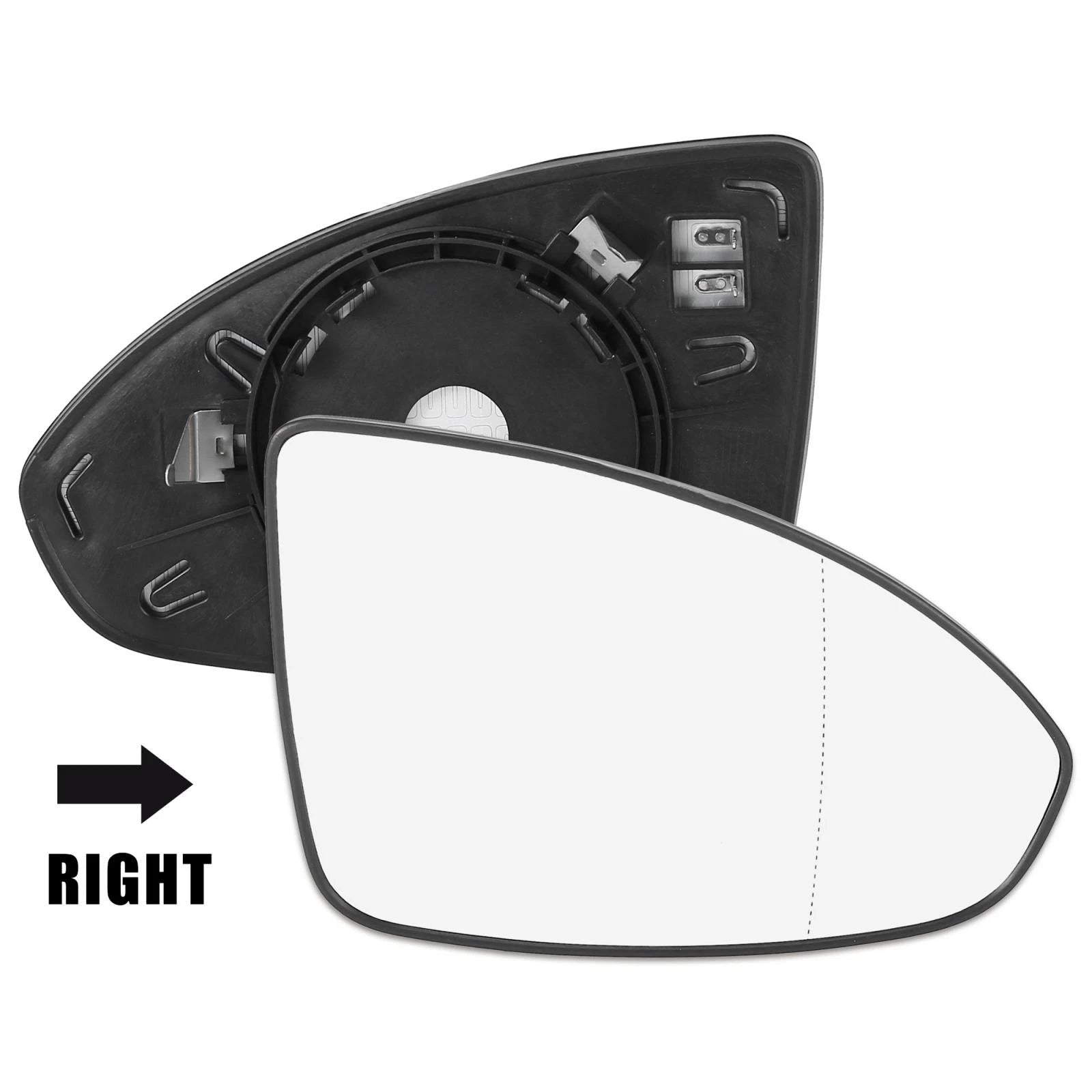 Heated Side Mirror Glass with Backing Plate Right for Chevrolet Cruze (2011–2016)