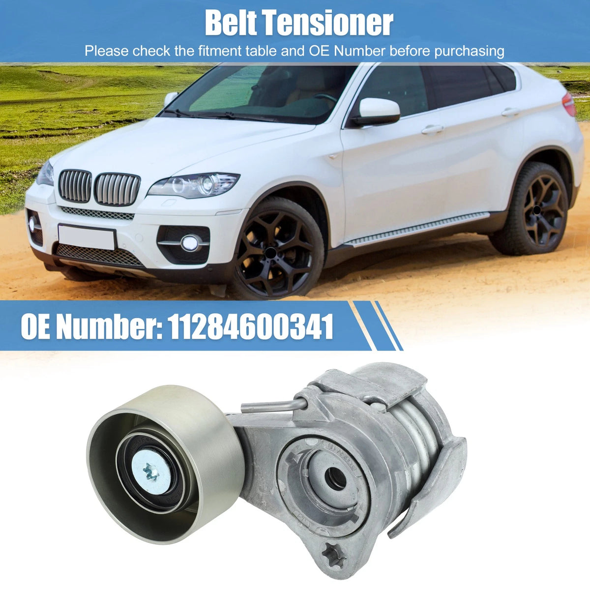 Belt Tensioner Assembly for BMW 740i 740Li X6 3.0L (2011–2013)