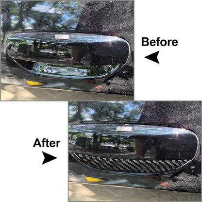 Carbon Fiber Door Handle Bowl Cover Trim for Dodge Challenger (2015–2024)