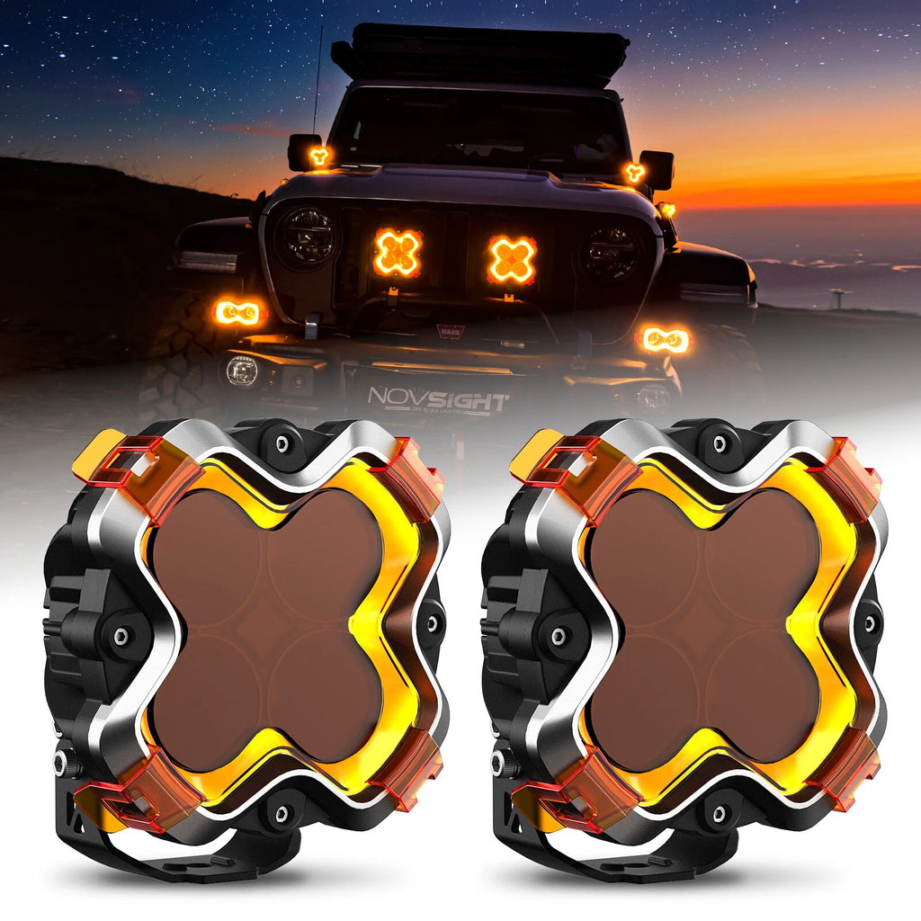 2X LED Work Light Pod for Off Road Vehicles (Universal Fit)