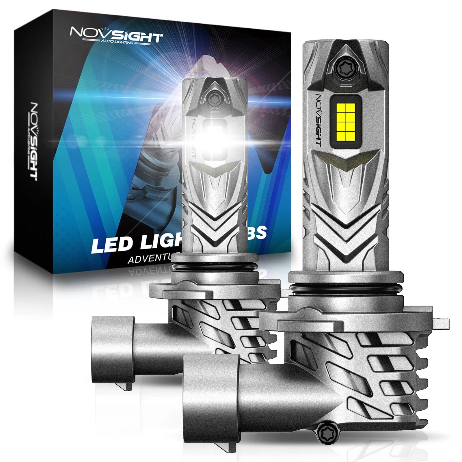 2X 9006 HB4 LED Headlight Bulb Conversion Kit for
