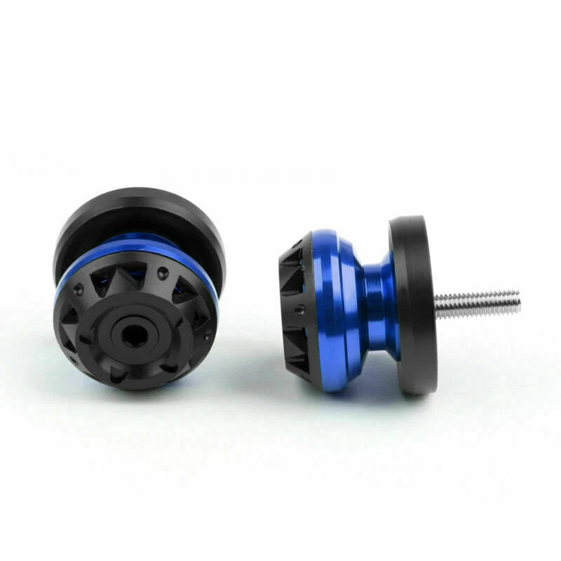 CNC 6mm Swingarm Sliders Spools for Yamaha YZF R1 R6 R6S FZ6 FZ8 XJR 1300 (2000–2023)