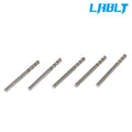 5-Pack 4 Flute Carbide End Mill 1/8" Shank for