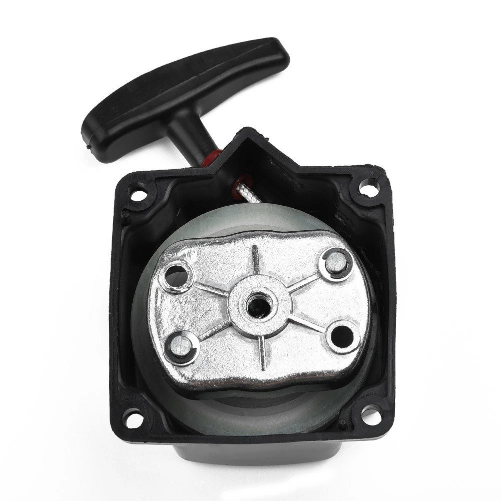 Recoil Pull Starter with Pawl Plate for 81mm Engines (Plastic, Black)