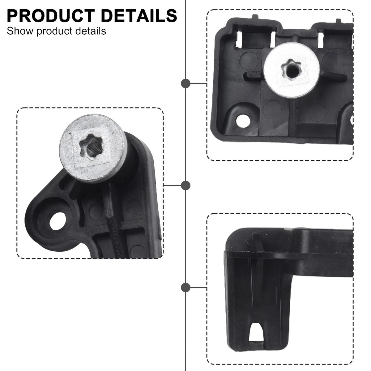 Headlight Bracket for Mercedes CLA Class W118 (2019–2023) Black