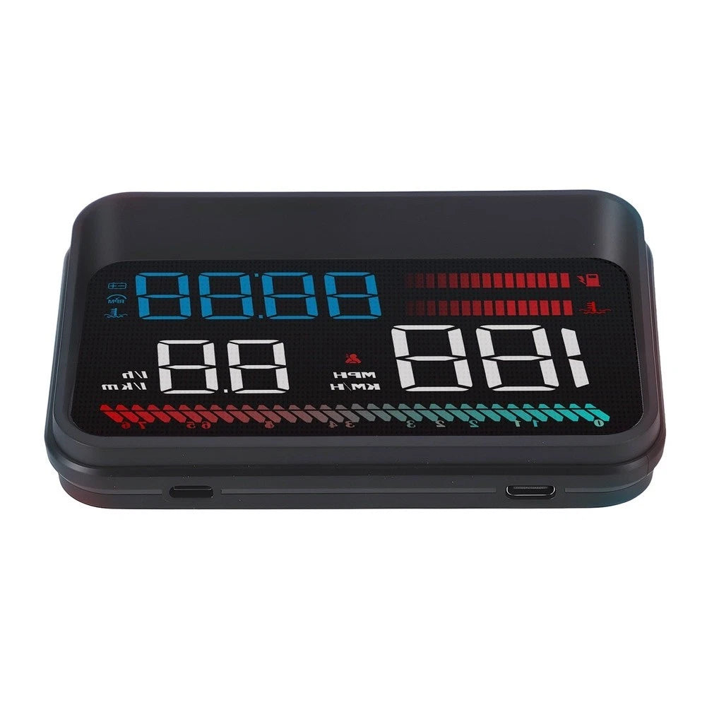 Car HUD Head Up Display for OBD2 Vehicles (Speed, RPM, Fuel)