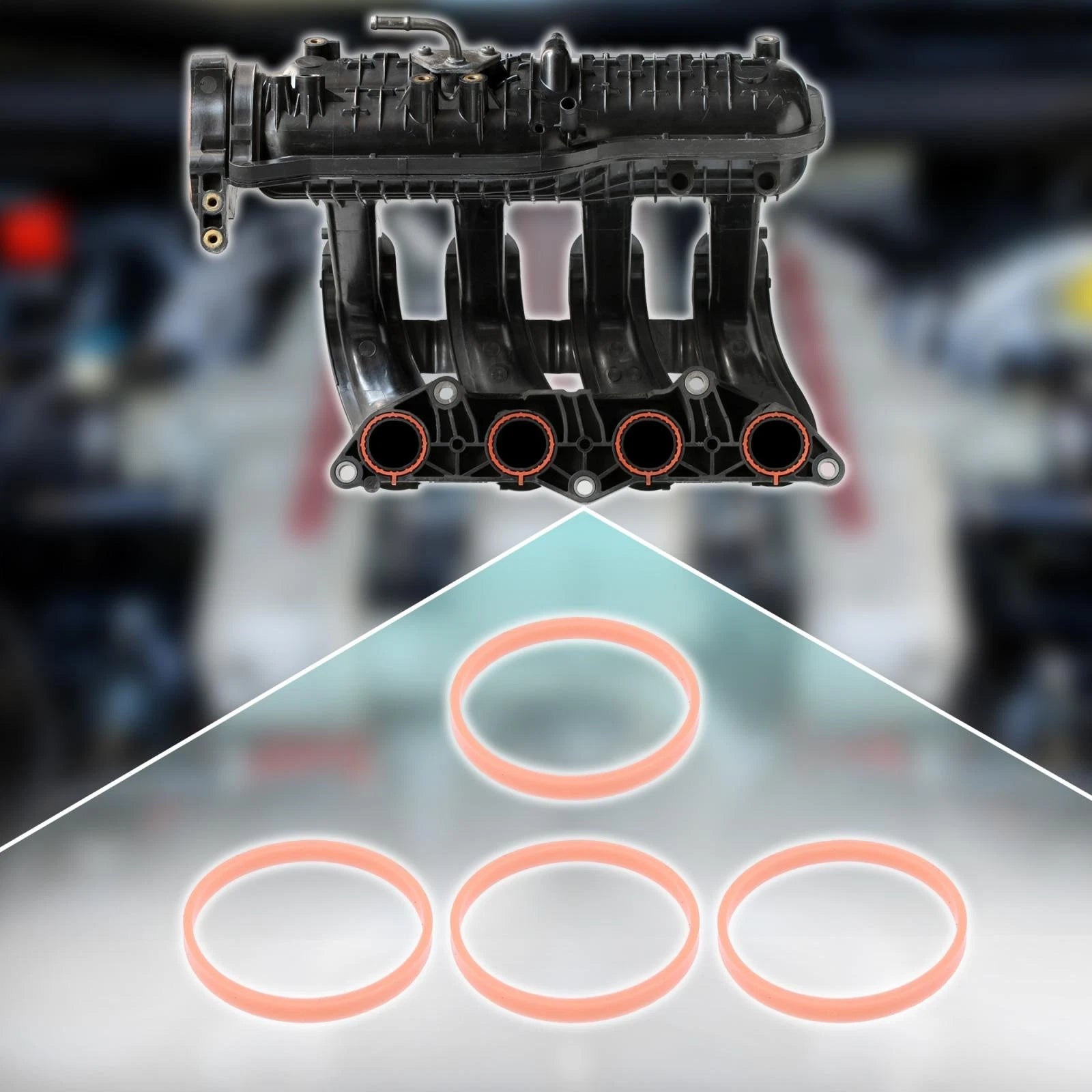 4pc Engine Intake Manifold Gasket Replacement for BMW Mini Cooper (2007–2015)