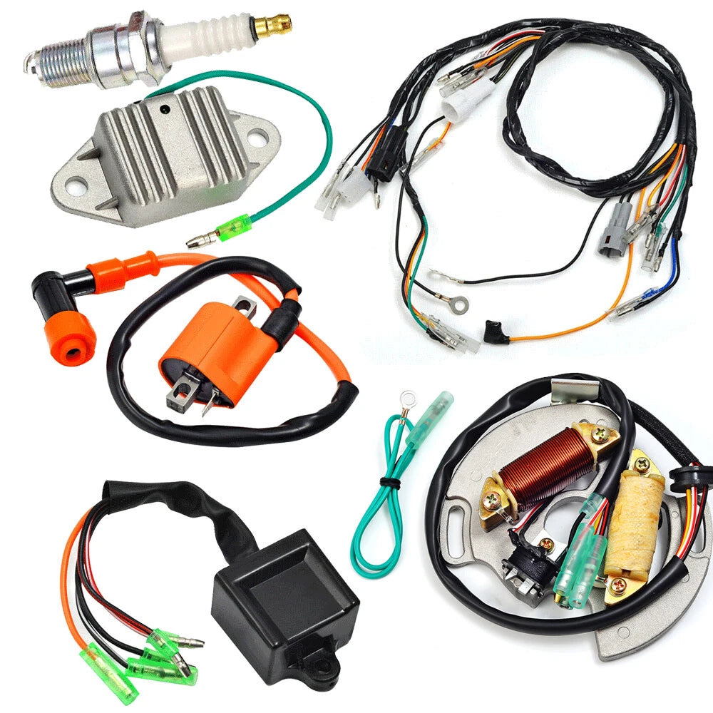 Ignition Coil Wiring Harness Regulator Stator for Yamaha Blaster YFS200 (1997–2001)