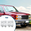 Pair Park Signal Light Lens Covers Replacement for Chevrolet Blazer (1987–1988)