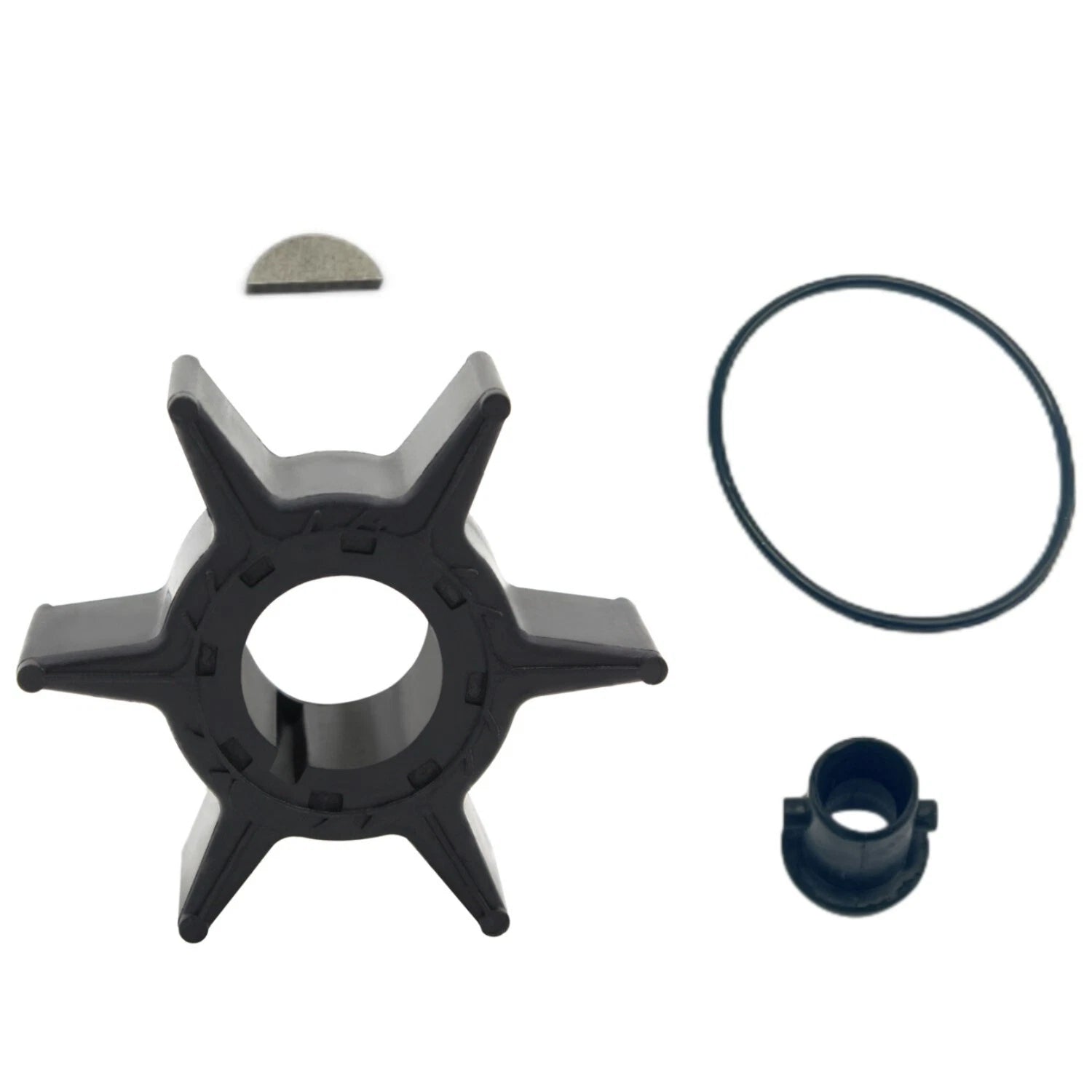 Water Pump Impeller Kit for Yamaha 2-Stroke 30hp, 4-Stroke 25hp (61N-W0078-01)