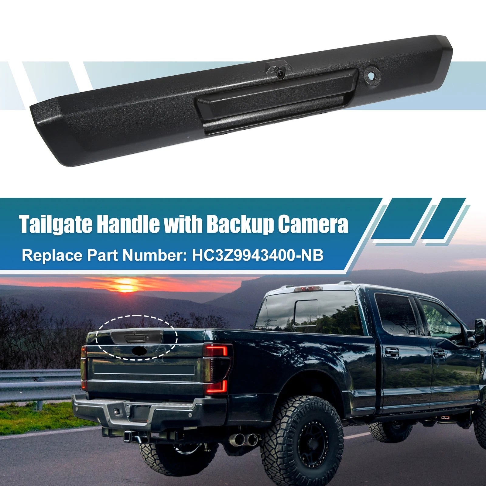 Car Rear Tailgate Handle with Rear View Backup Camera for Ford (2010–2014)