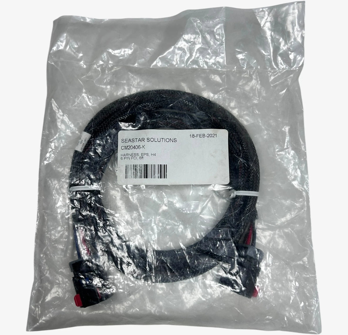 SeaStar Solutions EPS H4 6 Pin FCI Cable Harness for Marine (CM20406-K) 6 FT