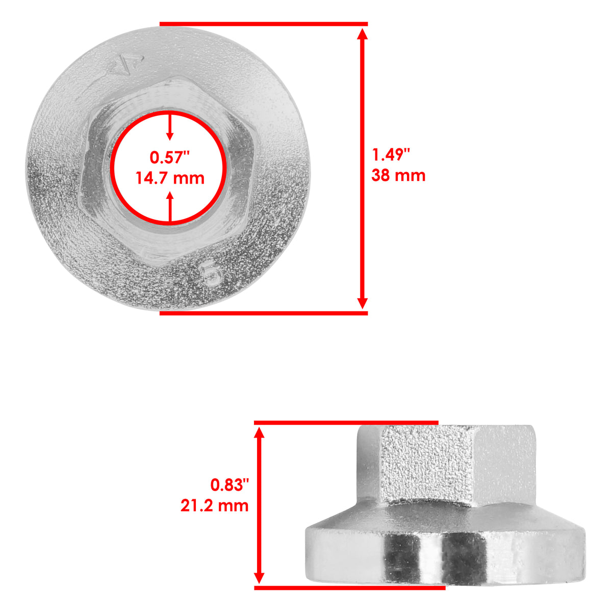 Spindle Pulley Nut Replacement for John Deere 1023E (2020–2025)