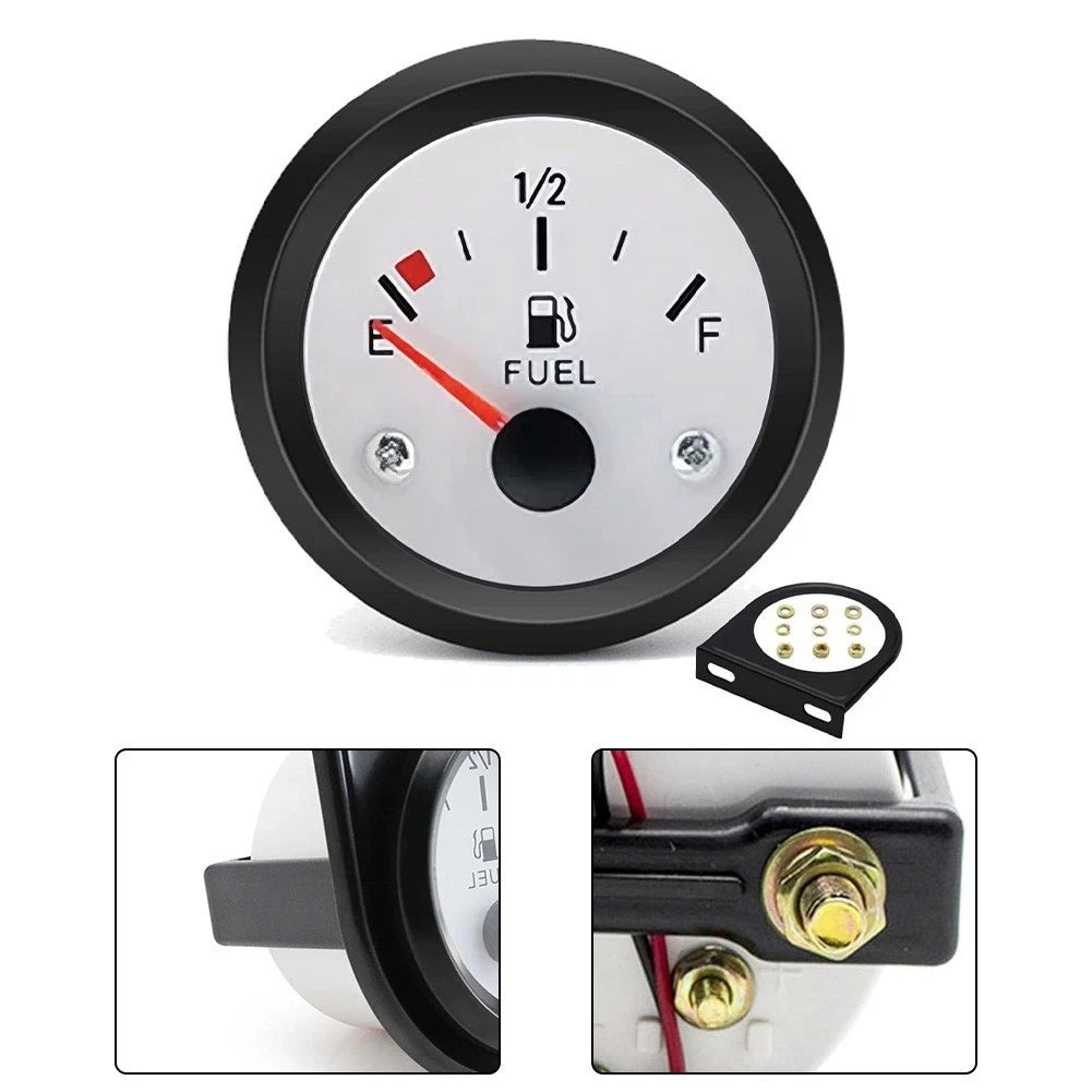 2 Inch 52MM Fuel Gauge for Vehicle Dashboard 12 Volt 4 6 8 Cylinders