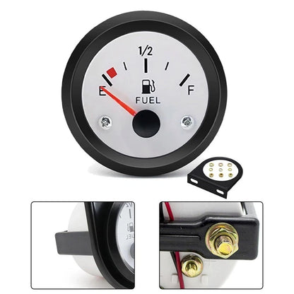 2 Inch 52MM Fuel Gauge for Vehicle Dashboard 12 Volt 4 6 8 Cylinders