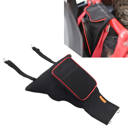 UTV Cab Center Storage Bag for Polaris RZR 570 800 900 XP 1000 (Black/Red)